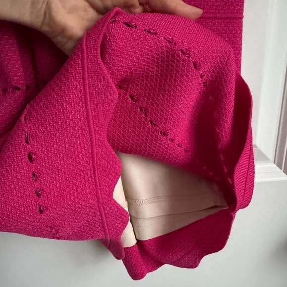 Bebe Halter Dress Bandage Bodycon Midi Zip Back Sexy Date Night Outfit Pink XS - Picture 6 of 7